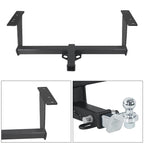 For 2017-2020 Year Renault Koleos Steel Trailer Rear Bumper Parts Car Tow bar Towing Hook Vehicle Trailer Hitch Accessories 3