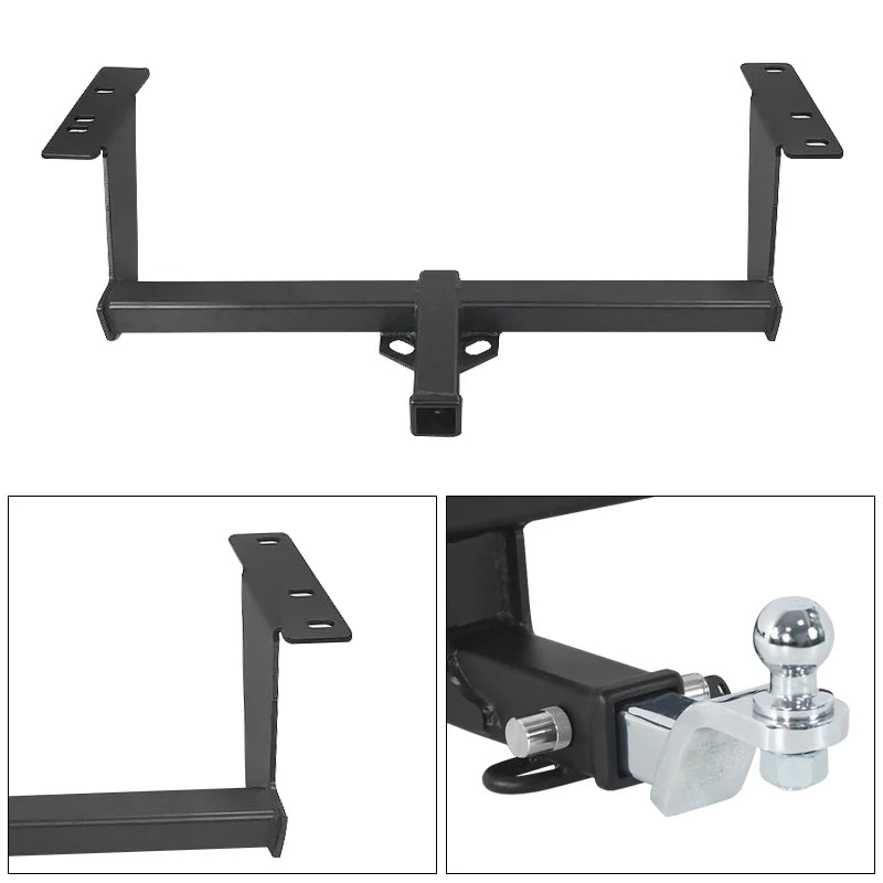 For 2017-2020 Year Renault Koleos Steel Trailer Rear Bumper Parts Car Tow bar Towing Hook Vehicle Trailer Hitch Accessories 3