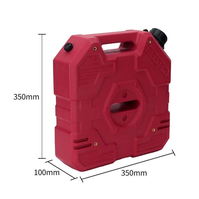 1.8 Gallon Square PE Outdoor Offroad Oil Bucket 6.8L Portable Emergency Oil Can Water Tank Overlanding Camping Car Accessories 3