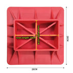 Off-road Base Increase the Contact Area of Jack Square 28X28cm Base Parts Non-slip Sole Trailer Hitch Camping Car Accessories 4