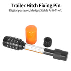 Digital Password Design Lock Pin Parts Trailer Hitch Safety Latch Car Accessories Bolt Pin to Release and Locking the Tow Hook 1