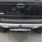 New Black Rear Bumper American Square Foot Pedal Applicable 2-inch Trailer Hitch Steel+ABS 200kg Max Payload Off-Road 5