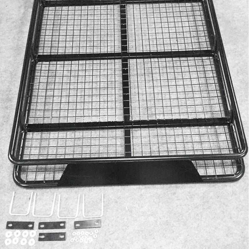 Customizable Size SUV Roof Top Rack Iron Material Outdoor Luggage Platform Carrier Trailer Hitch Camp Trailer Accessories 6