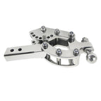 2 Inch Adjustable Chrome Plated Trailer Hitch Drop Ball Mount Heavy Duty Towing Hitch Hook for Universal SUV Pickup Accessories 4