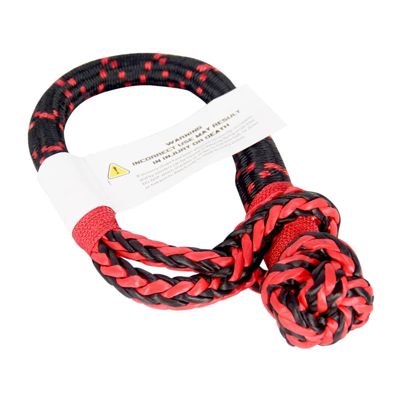 19T Trailer Knot Rope Soft Shackle Winch Tow Hook Off-Road Towing Emergency Tool Trailer Hitch Soft Shackle Rope Car Accessories 1