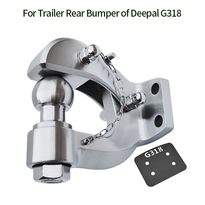 Offroad Trailer 304 Stainless Steel Towing Hook for Deepal G318 with Tow Ball Trailer Hitch Base Install Car Accessories Parts 4
