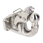 CNC Machined Tow Hook Trailer Hitch Parts Customized Eagle Head Pattern for Car Rear Bumper 85x45mm Install Hole Accessories 2