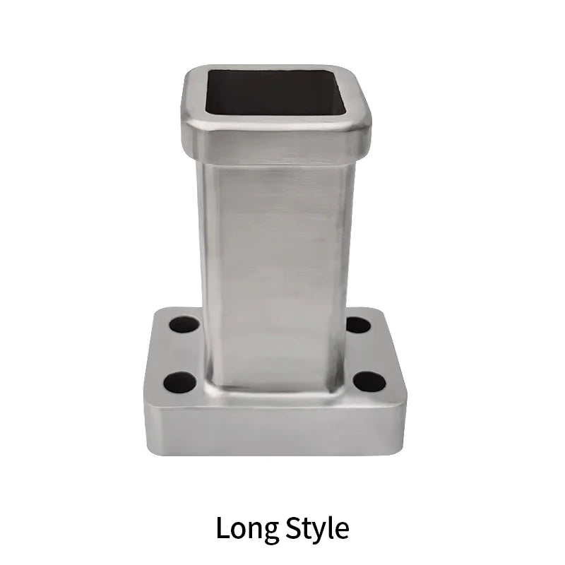 Stainless Steel Towing Square Mouth Base with 2inch Receiver 85X45mm Universal Hole Trailer Hitch Offroad Parts Car Accessories 3