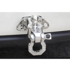 Stainless Steel Shackle Trailer Hook and 85x45mm Screw Hole Spacing Pintle Tow Hook Parts Trailer 50mm Hitch Ball Accessories 6