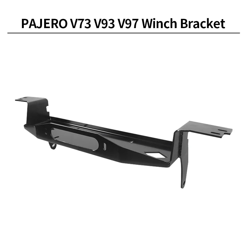 For Mitsubishi Pajero V73 V93 V97 Front Bumper Steel Winch Tray Bracket Winch Frame OEM Refit Parts Trailer Hitch Accessories 1