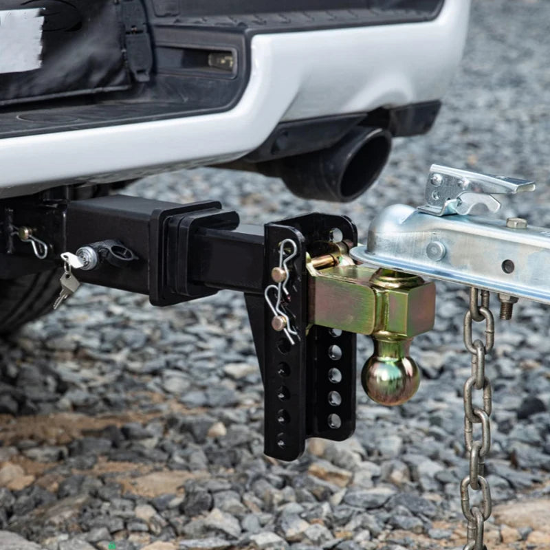 Adjustable 14" Trailer Arms 15000lbs Tri Ball Trailer Hitch Device Dragging Multiple Sizes Available-Tow Hook Parts Accessories 6