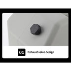 New 21L High Quality Light Yellow Outdoor Plastic PE Water Tank Faucet Switch Car-Mounted Self-Driving Tours Trailer Hitch Camp 5