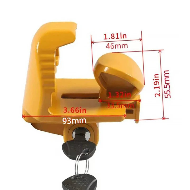 Factory Custom Ball Cover Lock Trailer Hitch Lock for RV Yacht Universal Anti-Theft Round Head Towing Coupler Security Parts OEM 2