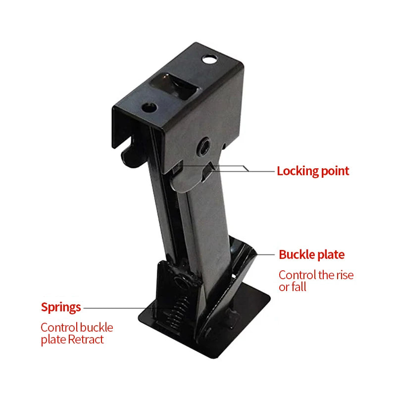 Scissor Style Small Inclined RV Support Legs, Parking Support Jacks, Brackets, RV Camp Trailer Hitch Accessories Parts 5