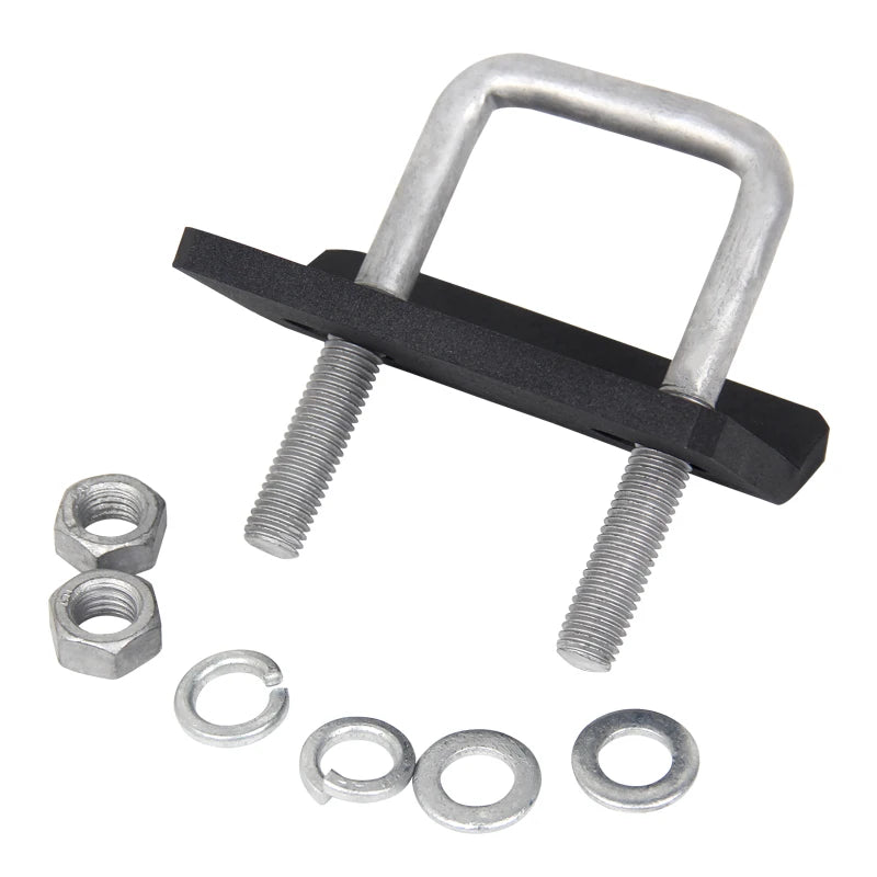 New Black Steel M12 Size Square Mouth Anti-Loosening Shaking Preventing Stable Locking Brand Trailer Hitch Fasteners 1