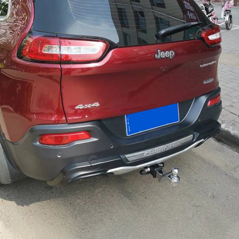 For Jeep Wrangler JL and JK Trailer Steel Rear Bumper Parts Car Tow bar Towing Hook Vehicle Trailer Hitch Accessories Caravan 3