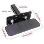 Fits Rear Bumper 2in Receiver Folding Function Foldable Pedal Square Opening Tow Hook Parts Trailer Hitch Camp Trailer Car Step 4