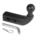 Black Solid Universal Trailer Ball Trailer Hitch Trailing Arm Off-road Refitting Tow Hook Parts & Car Accessories 1