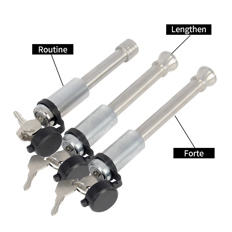 Stainless Steel Forte Style Lock Pins for Rear Bumper Fixed Trailer Arm Quick Release Pin 6