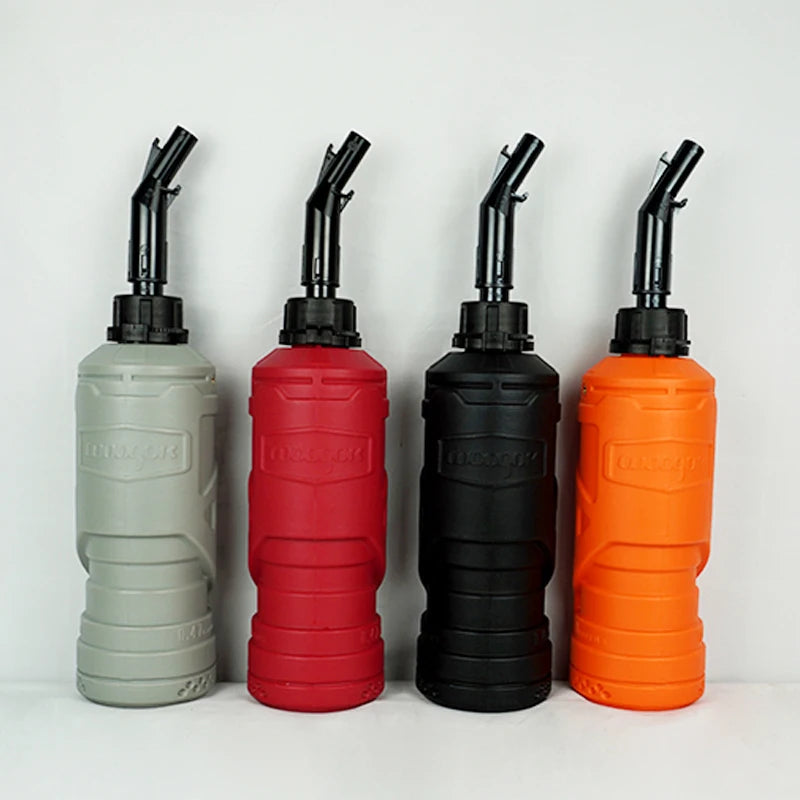 1.8L Portable Plastic Motorcycle Oil Jug Leakproof Long Spout Fuel Water Bottle Universal Motorbike Oil Can for Emergency Use 5