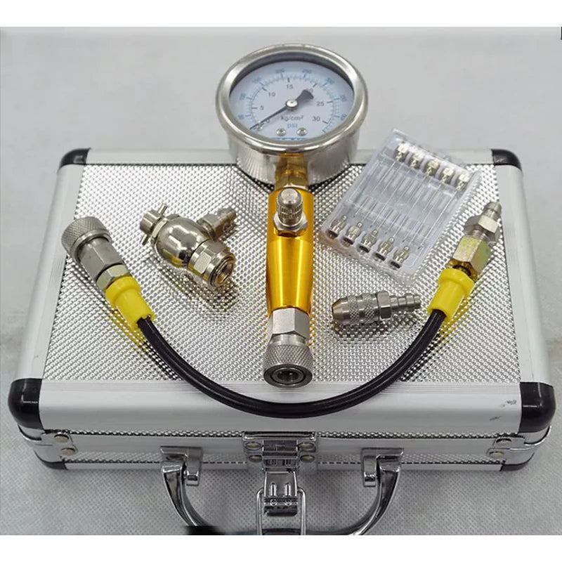 Tire Pressure Gauge Automobile Off-road Testing Tire Inflation Device Trailer Hitch Camp Trailer Car Accessories Tire Barometer 5