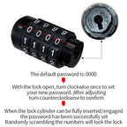 Digital Password Design Lock Pin Parts Trailer Hitch Safety Latch Car Accessories Bolt Pin to Release and Locking the Tow Hook 3