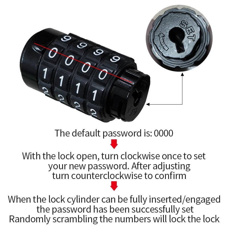 Digital Password Design Lock Pin Parts Trailer Hitch Safety Latch Car Accessories Bolt Pin to Release and Locking the Tow Hook 3