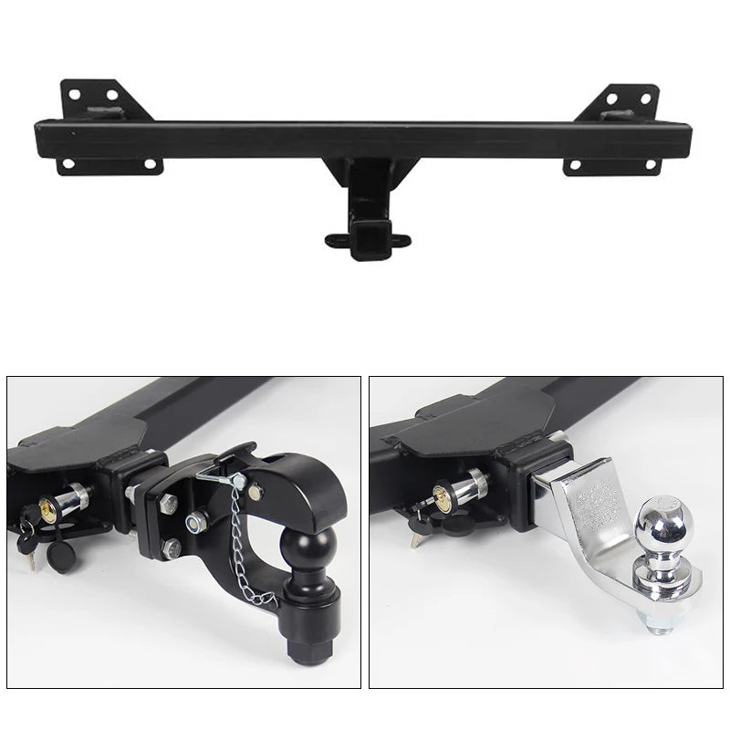 For BYD Formula Leopard 8 Steel Trailer Rear Bumper Car Tow bar Towing Hook Vehicle Trailer Hitch Accessories Denza B8 Parts 4