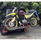 High Quality Heavy Duty Bike Carrier Wheel Chock Pintle Hook Cross-Country Rack Holder Cars Trailer Parts Accessories 6
