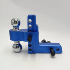 Aluminum Alloy Trailer Arm Dual Ball Parts 6-inch 7-hole Height Adjustment Tow Hook Trailer Hitch Camp Trailer Car Accessories 3