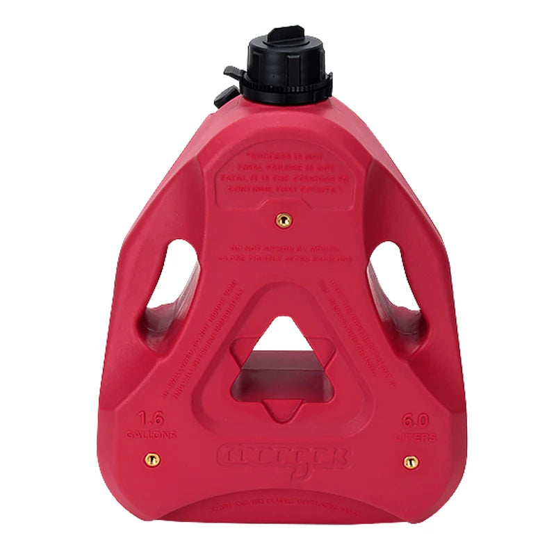 Portable Emergency 6L Plastic Oil Drum Parts Outdoor Fuel Can Trailer Hitch Camp Trailer Car Accessories 1.6 Gal Gasoline Can 2