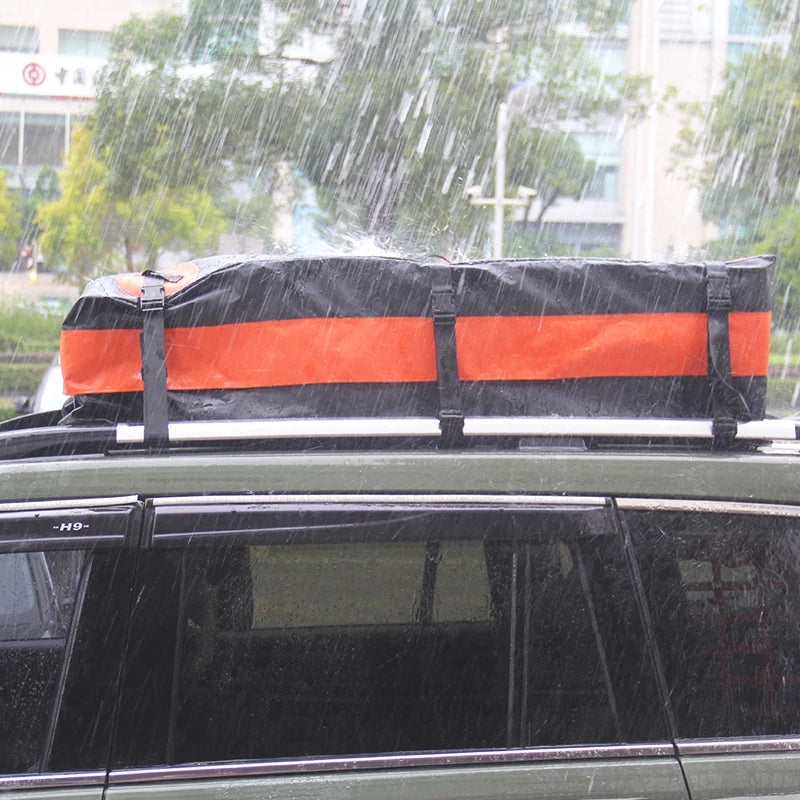High-Capacity 500D PVC Waterproof Roof Carrier Bag Large 750L Car Rooftop Cargo for Trailer Parts & Accessories 2
