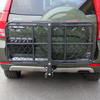4x4 Offroad Car Black Aluminium Alloy Hitch Mount Luggage Basket 5x5cm square Quick Insertion for 2-inch Square Mouth Base 4