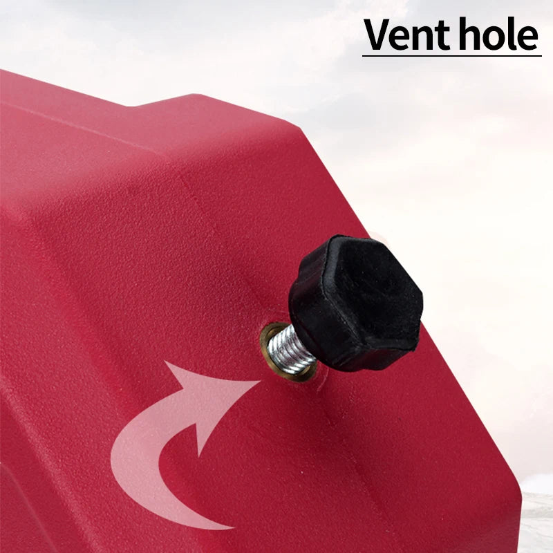 Portable Anti-Static Explosion-Proof Light Oil Drum Bucket 6.84LT 1.8 Gallon Gasoline Orange Car Spare Trailer Parts Accessories 4