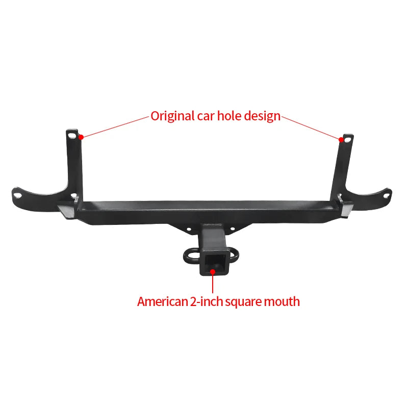 For Tesla Model 3 Steel Trailer Rear Bumper Parts Car Tow bar Towing Hook Vehicle Trailer Hitch Accessories Coupling Device 2