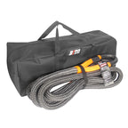 New Black 6M 15 Tons High Strength Nylon Tow Cable Strap Towing Rope Trailer Hitch Camp Trailer Accessories Tow Hook 1