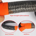 Offroad Rescue Tow Truck 30mm X 9m 15tons High Strength Nylon Trailer Rope With Storage Bag Light Gray Trailer Hitch Parts 6