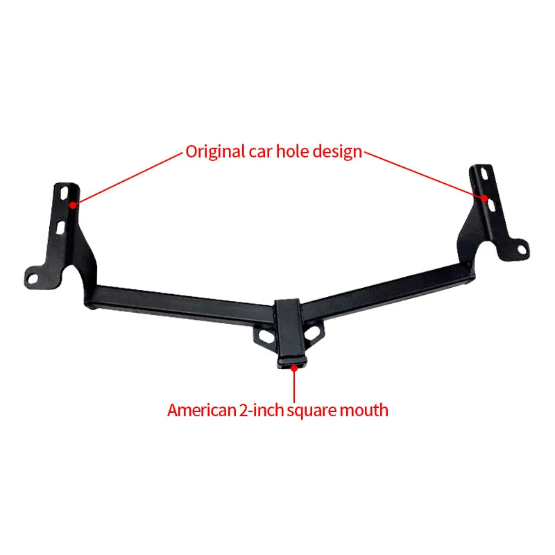For Dodge Journey Steel Trailer Rear Bumper Parts Car Tow bar Towing Hook Vehicle Trailer Hitch Accessories Caravan Coupling 5