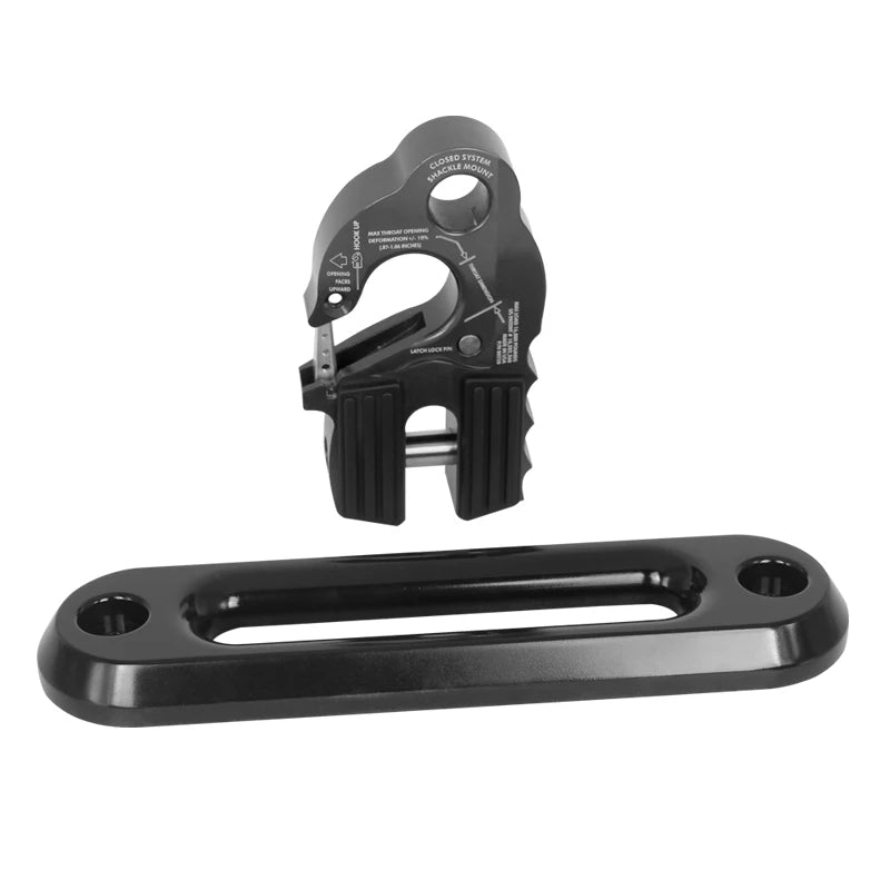 Off-Road Vehicle 254MM Winch Rope Guide Mouth Tow Hook Modified Parts Tow Hook Trailer Hitch Camp Trailer Accessories 1