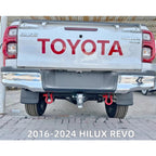 For Hilux 2015-2024 REVO Steel Trailer Rear Bumper Parts Revo Car Tow bar Towing Hook Vehicle Trailer Hitch Accessories Caravan 6