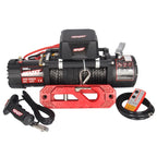13500lbs Trailer Electric Winch 12V DC Towing Recovery Winch with Tow Hook Trailer Hitch Set Car Waterproof Motor Accessories 1