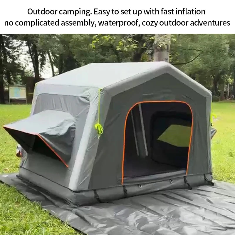 Four Season Outdoor Camping Inflatable Tent Multi Purpose Tentage with windows Portable Camp Tent Trailer Hitch Car Accessories 6