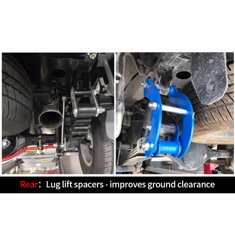 Fits for Ranger T6T7 Pickup Truck Aluminum Alloy Front and Rear Suspension Lift Spacers Kits Trailer Hitch Parts Car Accessories 6