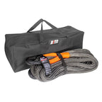 9m 15 Tons Nylon Pull Rope Outdoor Thick Car Trailer Tow for Emergency Rescue Car Parts Trailer Hitch & Accessories Black Gray 1