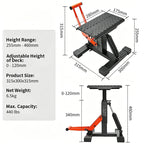 Motorcycle Repair Lift Stand Heavy Duty Service Lift Frame Professional Motorcycle Maintenance Tools for Workshop Garage Repair 3