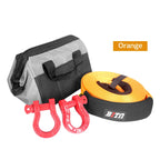 New 15 Ton Break Strength Heavy Duty Nylon Tow Strap Emergency Road Towing Trailer Parts Recovery Rope Trailer Hitch 5