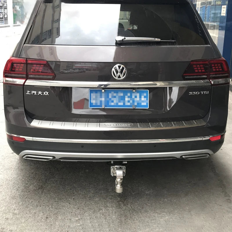 For Volkswagen Teramont Trailer Steel Rear Bumper Parts VW Car Tow bar Towing Hook Vehicle Trailer Hitch Accessories Caravan 5