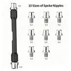 Motorcycle Spoke Wrench Wheel Spoke Adjustment Repair Tire Steel Wire Spanner Universal Wheel Rim Maintenance Tool for Motorbike 2