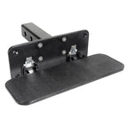 New Black Steel Alloy 5x5cm Tube Arm Folding Rear Bumper Pedal 2inch Receiver Non-slip 200kg Max Payload Trailer Hitch 6
