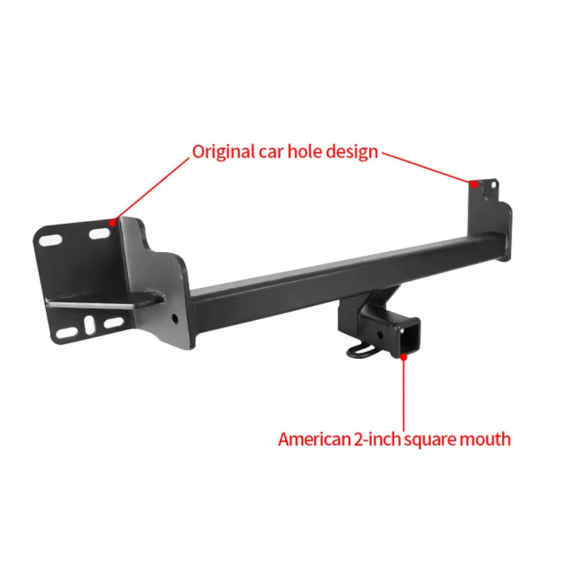 For BMW X6 SUV Car Steel Trailer Rear Bumper Parts Car Tow bar Towing Hook Vehicle Trailer Hitch Accessories Coupling Device 3